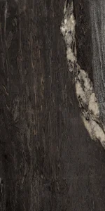 Gresie porțelanată interior/ exterior Black Cosmos, 60 x 120 cm, negru, mat - imagine 2