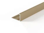 Profil gresie aluminiu, 2,7 m, tip L,