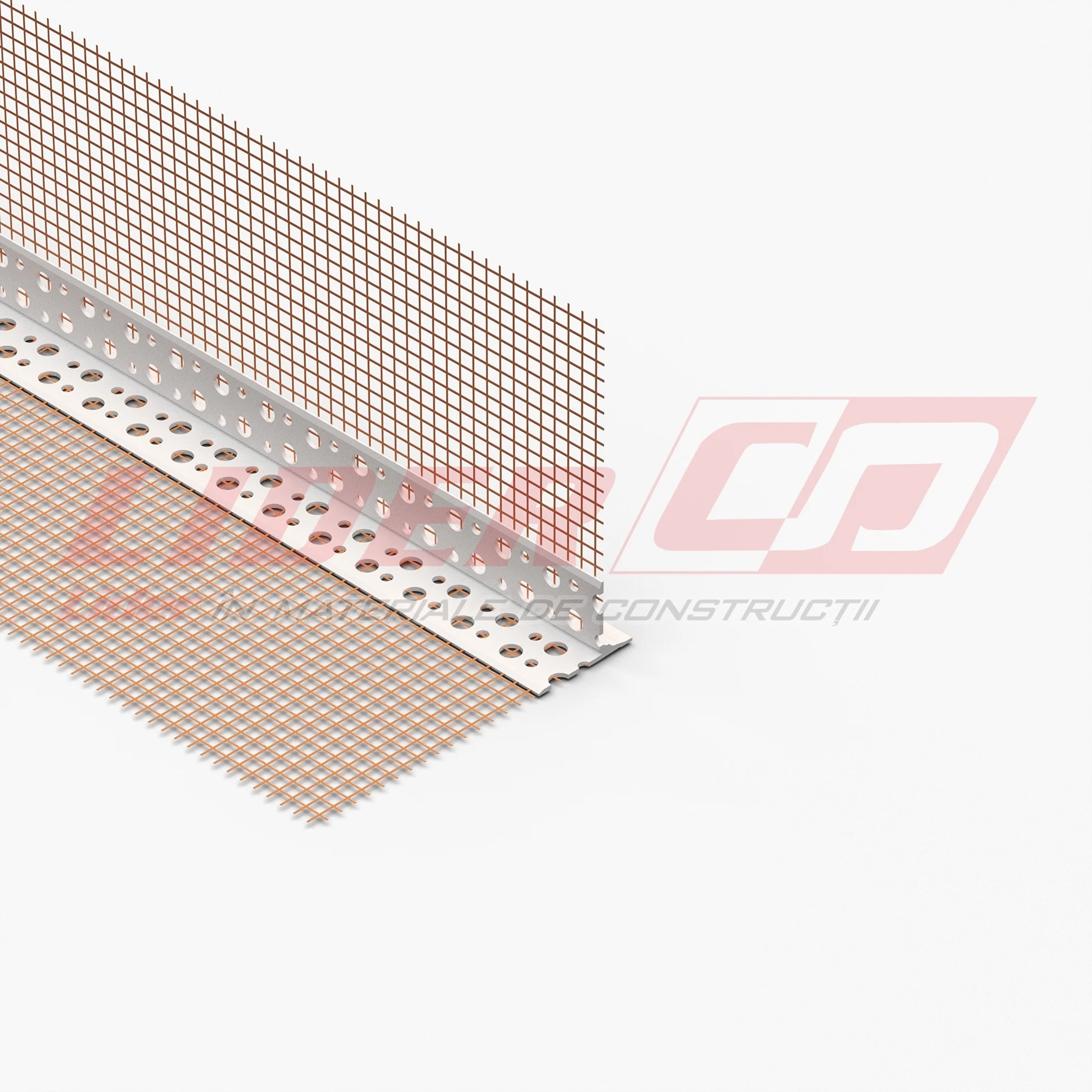 u7q16svj5mkef1ts461718 Profil cu plasă PVC pentru termosistem, 10x10 mm, 2.5 m - imagine 1