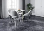Gresie interior Space Stone, 60 x 120 cm, negru, lucios - imagine 3