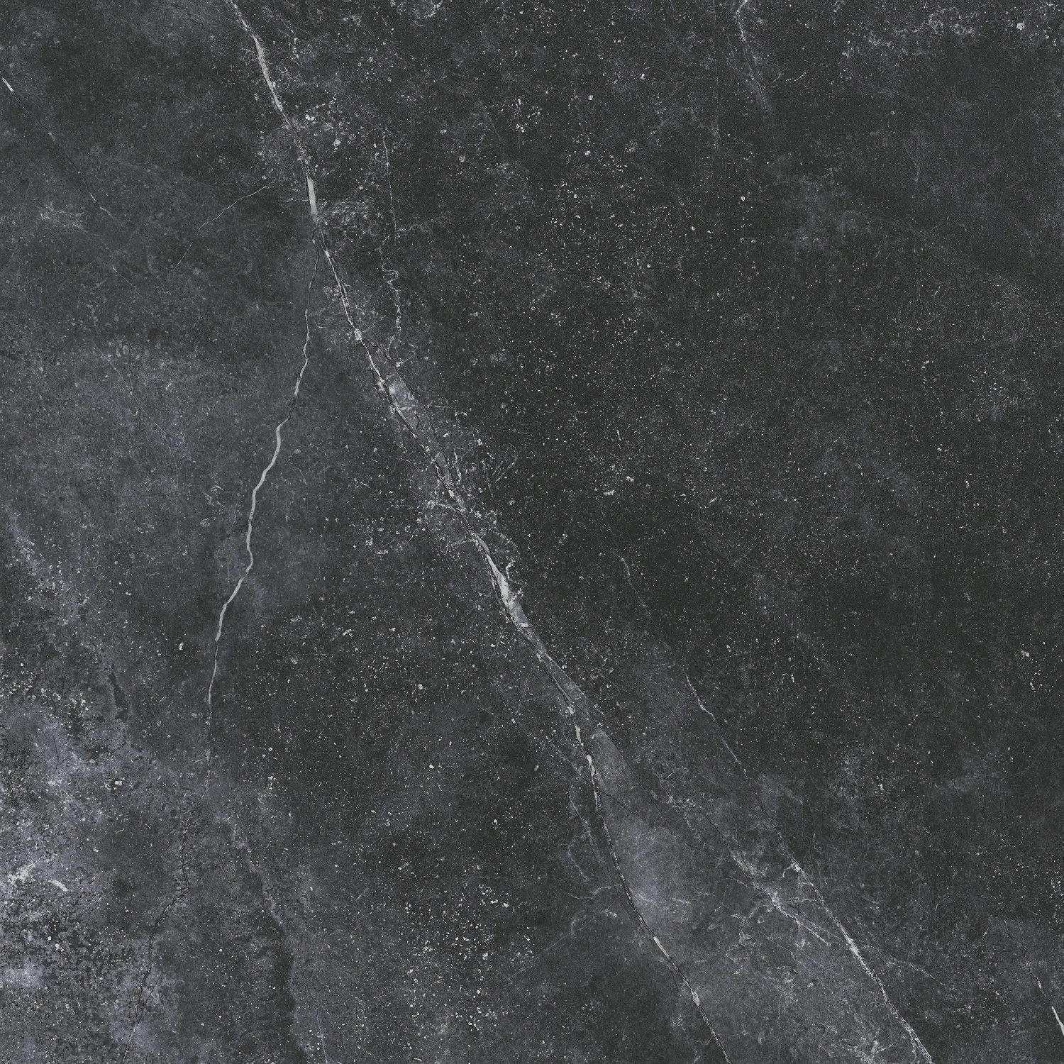 qti6zlx8mgggan9l101131 Gresie interior Space Stone, 60 x 60 cm, negru, mat - imagine 1